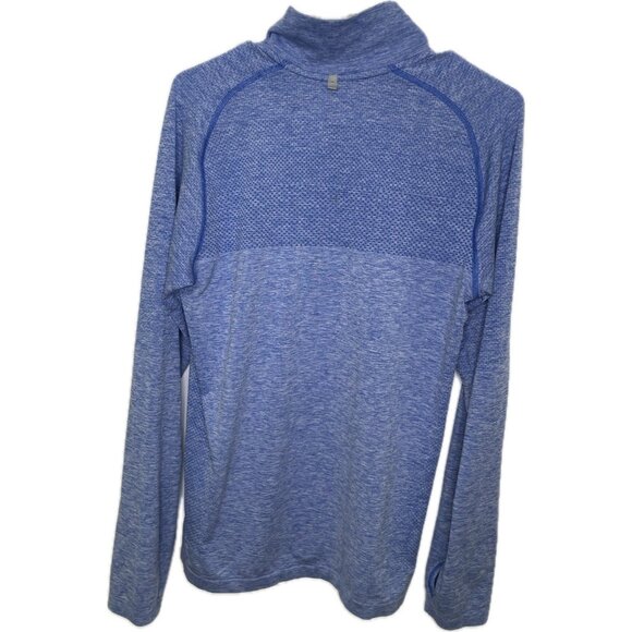 Nike Dri Fit Men’s Top Half Zip Statement Golf Pullover Top Blue M - Picture 2 of 5